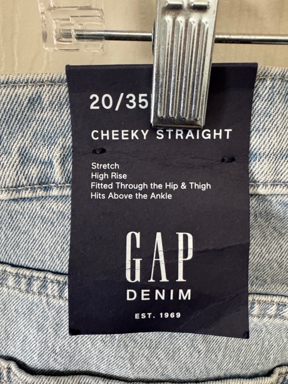 Gap Denim Cheeky Straight jeans - Picture 3 of 8
